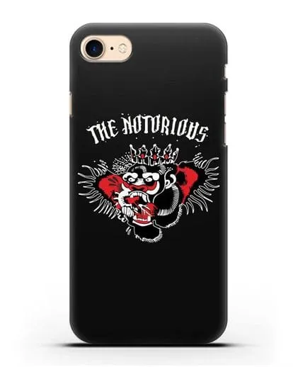 Чехол с логотипом The Notorious силиконовый для iPhone 7