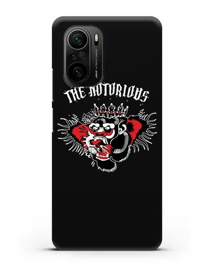 Чехол с логотипом The Notorious силиконовый для Xiaomi Poco F3 Pro
