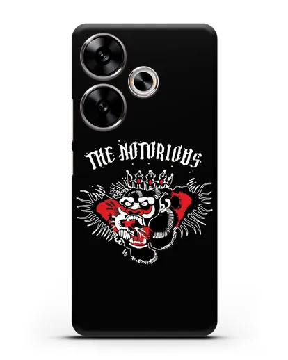Чехол с логотипом The Notorious силиконовый для Xiaomi Poco F6