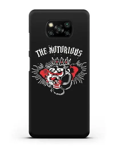 Чехол с логотипом The Notorious силиконовый для Xiaomi Poco X3