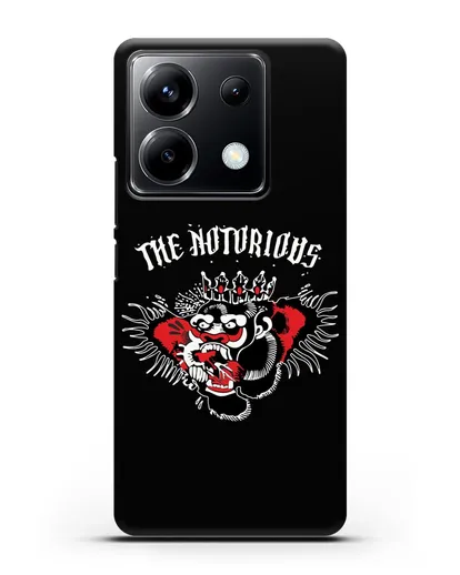 Чехол с логотипом The Notorious силиконовый для Xiaomi Poco X6
