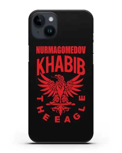 Чехол с логотипом Khabib Nurmagomedov The Eagle силиконовый для iPhone 14 Plus