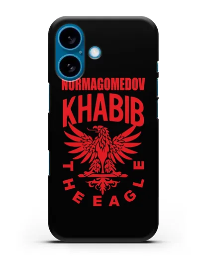 Чехол с логотипом Khabib Nurmagomedov The Eagle силиконовый для iPhone 16