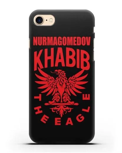 Чехол с логотипом Khabib Nurmagomedov The Eagle силиконовый для iPhone 7