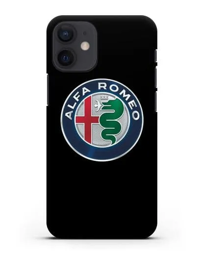 Чехол с логотипом Alfa Romeo силиконовый для iPhone 12 mini