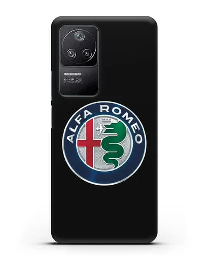 Чехол с логотипом Alfa Romeo силиконовый для Xiaomi Poco F4