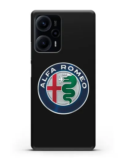 Чехол с логотипом Alfa Romeo силиконовый для Xiaomi Poco F5