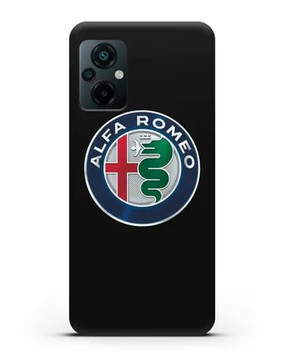 Чехол с логотипом Alfa Romeo силиконовый для Xiaomi Poco M5