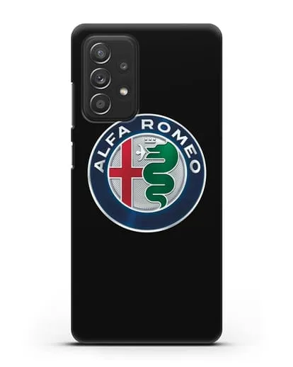 Чехол с логотипом Alfa Romeo силиконовый для Samsung Galaxy A53