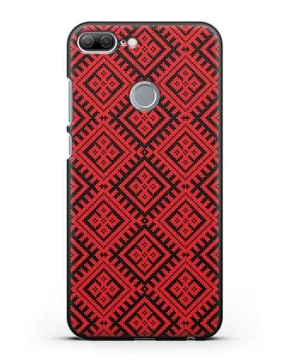 Чехол с белорусским орнаментом и символом Чистота силиконовый для Honor 9 Lite