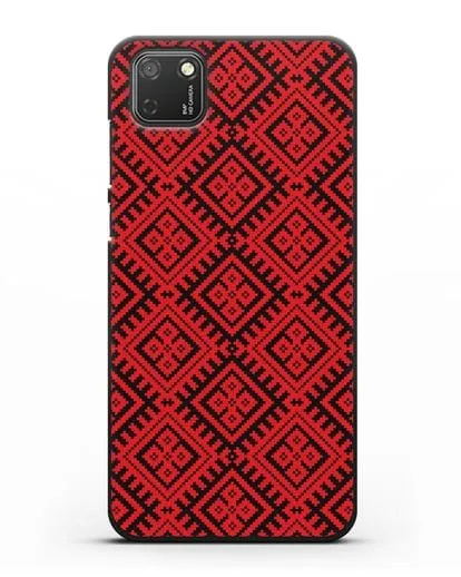 Чехол с белорусским орнаментом и символом Чистота силиконовый для Honor 9S