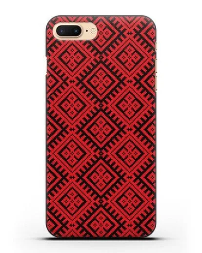 Чехол с белорусским орнаментом и символом Чистота силиконовый для iPhone 7 Plus