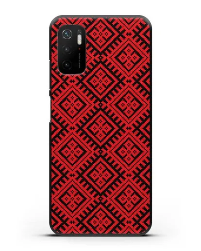 Чехол с белорусским орнаментом и символом Чистота силиконовый для Xiaomi Poco M3 Pro