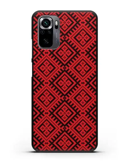 Чехол с белорусским орнаментом и символом Чистота силиконовый для Xiaomi Poco M5s