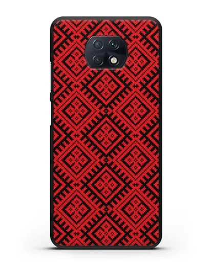 Чехол с белорусским орнаментом и символом Чистота силиконовый для Xiaomi Redmi Note 9T