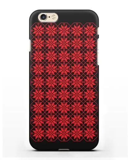 Чехол с белорусским орнаментом и символом Богатство силиконовый для iPhone 6s