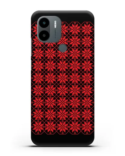 Чехол с белорусским орнаментом и символом Богатство силиконовый для Xiaomi Poco C51