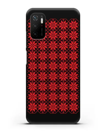 Чехол с белорусским орнаментом и символом Богатство силиконовый для Xiaomi Poco M3 Pro
