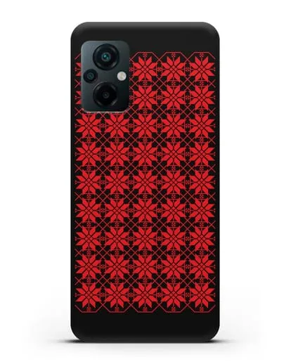 Чехол с белорусским орнаментом и символом Богатство силиконовый для Xiaomi Poco M5