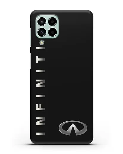Чехол с надписью Infiniti и логотипом силиконовый для Samsung Galaxy M53 [SM-M536]