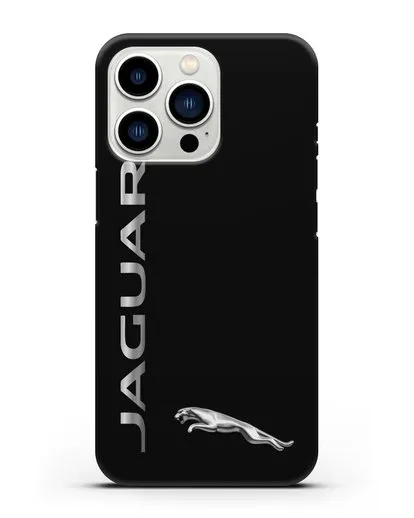 Чехол с надписью Jaguar и логотипом силиконовый для iPhone 13 Pro
