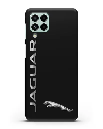 Чехол с надписью Jaguar и логотипом силиконовый для Samsung Galaxy M53 [SM-M536]