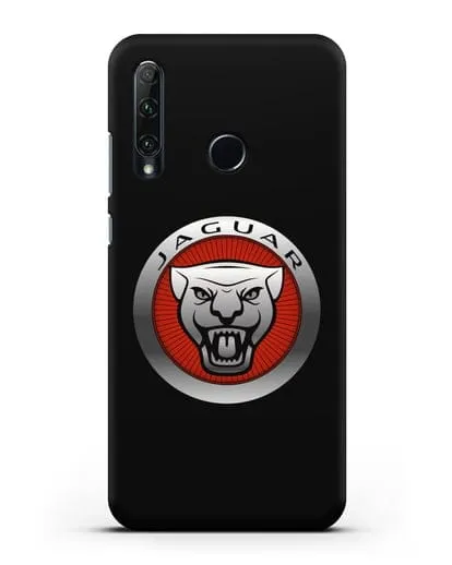 Чехол с логотипом Ягуар силиконовый для Honor 20e