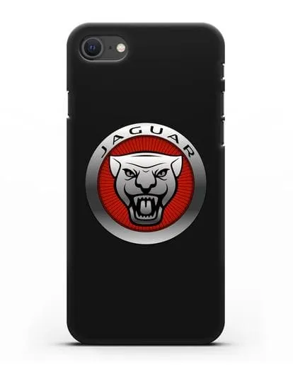 Чехол с логотипом Ягуар силиконовый для iPhone SE 2020