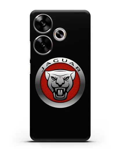 Чехол с логотипом Ягуар силиконовый для Xiaomi Poco F6