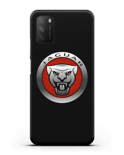Чехол с логотипом Ягуар силиконовый для Xiaomi Poco M3