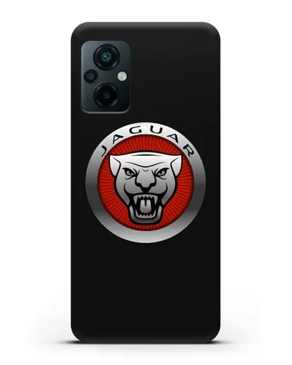 Чехол с логотипом Ягуар силиконовый для Xiaomi Poco M5