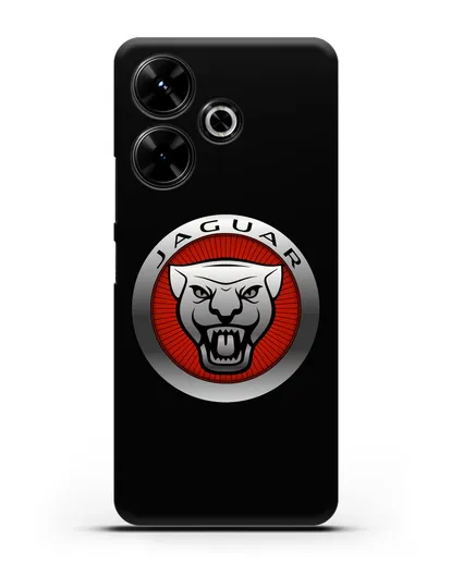 Чехол с логотипом Ягуар силиконовый для Xiaomi Poco M6