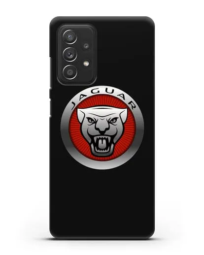 Чехол с логотипом Ягуар силиконовый для Samsung Galaxy A53