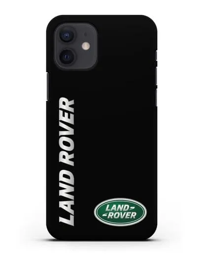 Чехол с надписью Land Rover и логотипом силиконовый для iPhone 12