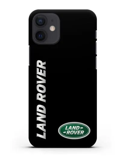Чехол с надписью Land Rover и логотипом силиконовый для iPhone 12 mini