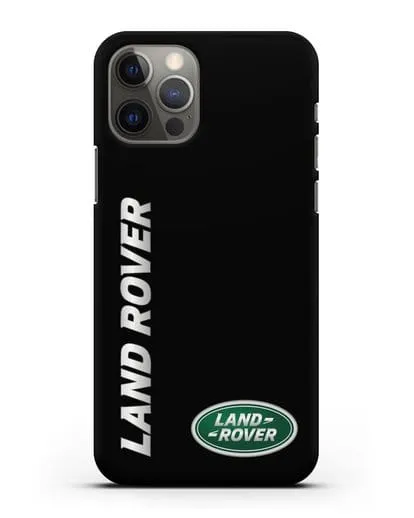 Чехол с надписью Land Rover и логотипом силиконовый для iPhone 12 Pro