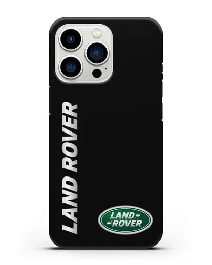 Чехол с надписью Land Rover и логотипом силиконовый для iPhone 13 Pro