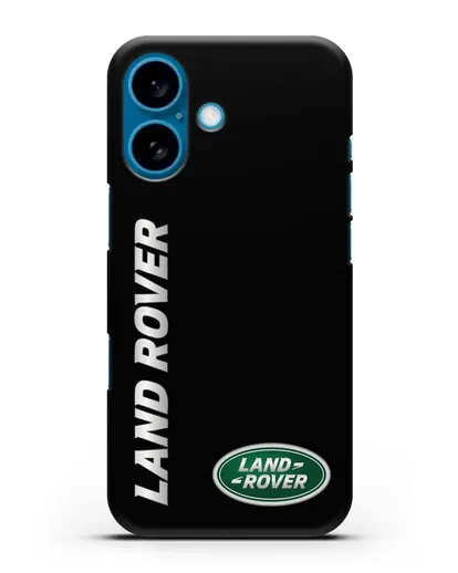 Чехол с надписью Land Rover и логотипом силиконовый для iPhone 16