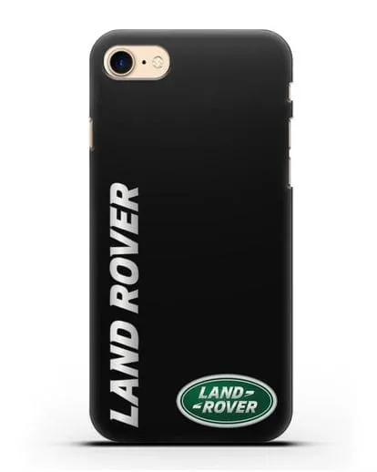 Чехол с надписью Land Rover и логотипом силиконовый для iPhone 7