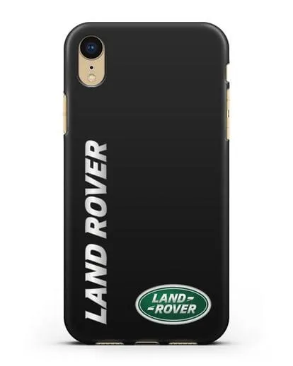 Чехол с надписью Land Rover и логотипом силиконовый для iPhone XR