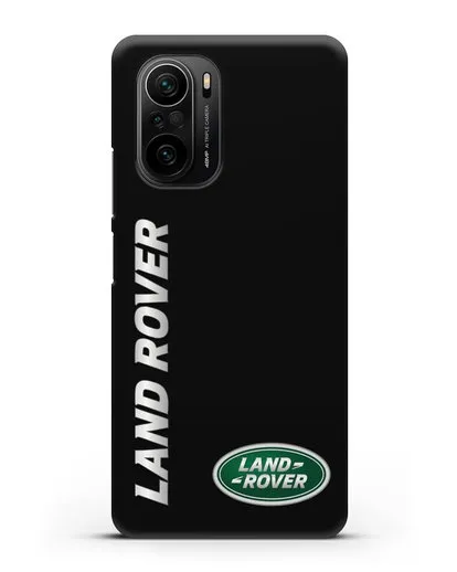 Чехол с надписью Land Rover и логотипом силиконовый для Xiaomi Poco F3