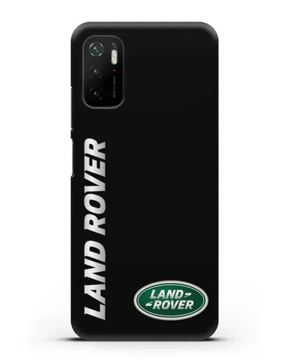 Чехол с надписью Land Rover и логотипом силиконовый для Xiaomi Poco M3 Pro