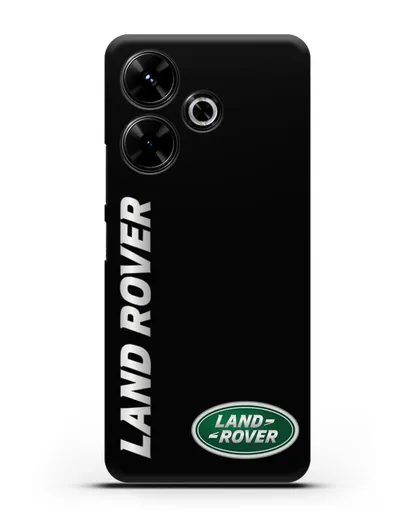 Чехол с надписью Land Rover и логотипом силиконовый для Xiaomi Poco M6