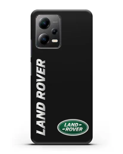 Чехол с надписью Land Rover и логотипом силиконовый для Xiaomi Poco X5