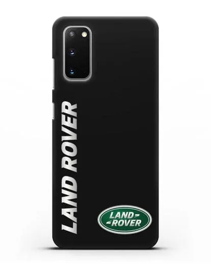 Чехол с надписью Land Rover и логотипом силиконовый для Samsung Galaxy S20 [SM-G980F]