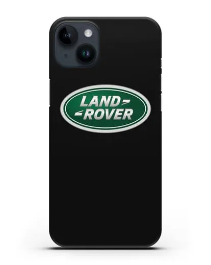 Чехол с логотипом Land Rover силиконовый для iPhone 14 Plus