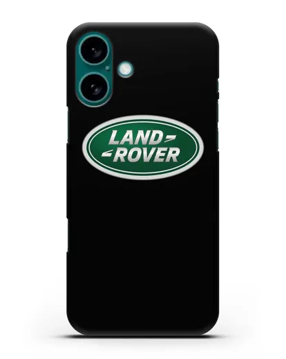 Чехол с логотипом Land Rover силиконовый для iPhone 16 Plus