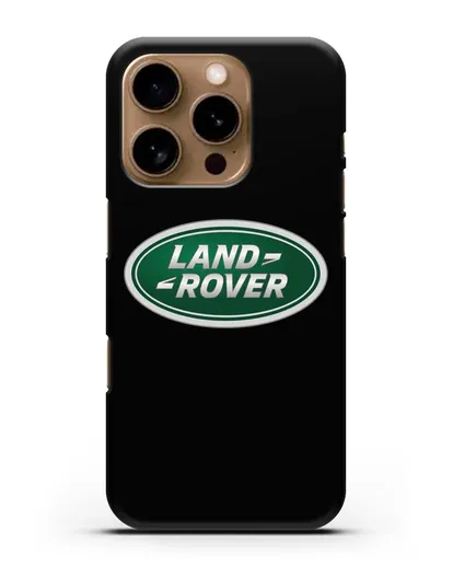 Чехол с логотипом Land Rover силиконовый для iPhone 16 Pro