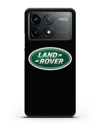 Чехол с логотипом Land Rover силиконовый для Xiaomi Poco F6 Pro