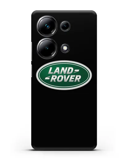 Чехол с логотипом Land Rover силиконовый для Xiaomi Poco M6 Pro